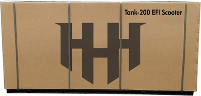 HHH Tank 200 EFI Scooter Vitacci TANK 200 Scooter Fully Automatic with Matching rear trunk