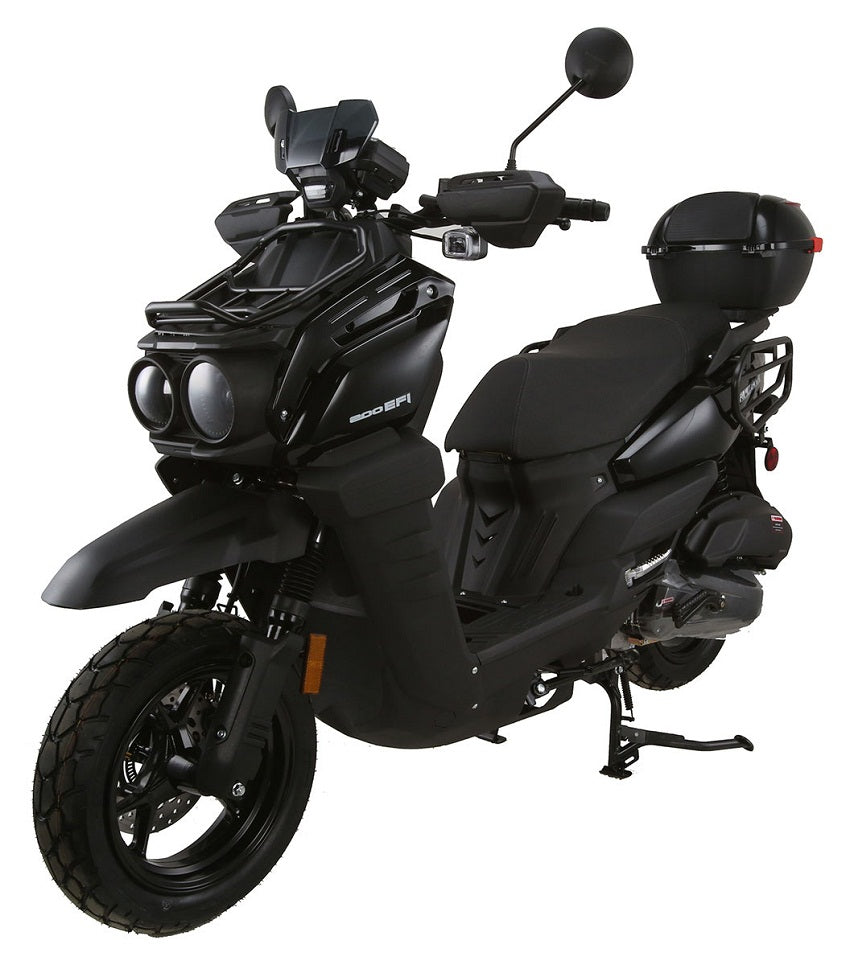 HHH Tank 200 EFI Scooter Vitacci TANK 200 Scooter Fully Automatic with Matching rear trunk
